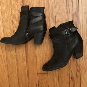 Black Franco Sarto booties